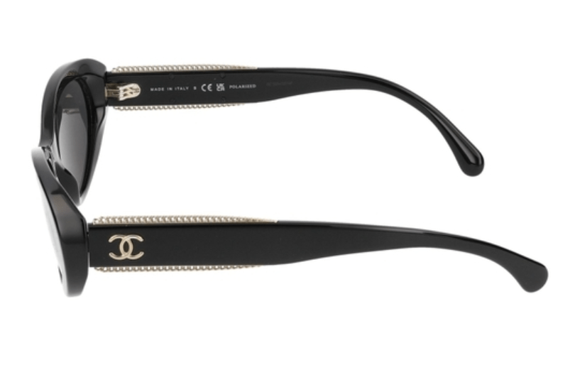 CHANEL EYEWEAR CH5515 Logo Temple Oval Sunglasses
