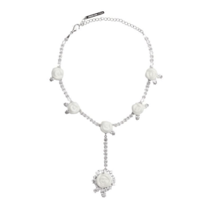 SHUSHU/TONG YVMIN Ceramic Rose Necklace