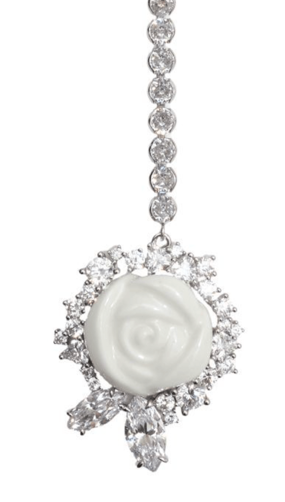 SHUSHU/TONG YVMIN Ceramic Rose Necklace