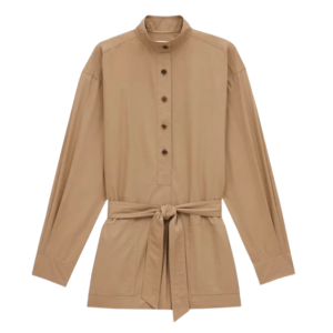 Tunic in cotton serge