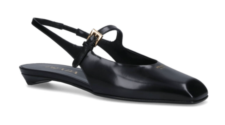 Prada Black Flat Shoes