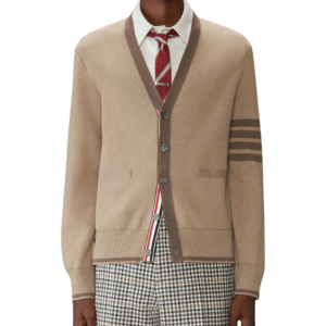 Milano Stitch 4-Bar V-Neck Cardigan