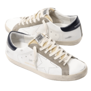 Golden Goose Distressed leather low top sneakers 