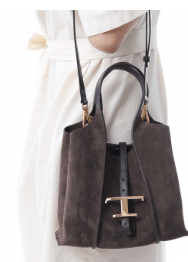 TOD`S 25FW T Timeless Suede Mini Shopper Bag 