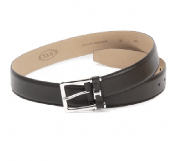 T LOGO BELT - BROWN