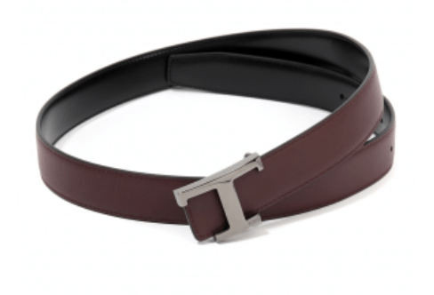 TOD'S Leather T Timeless Reversible Belt 