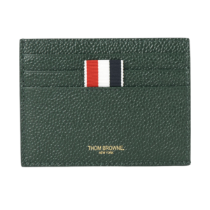Thom Browne Card Holder Wallet Green