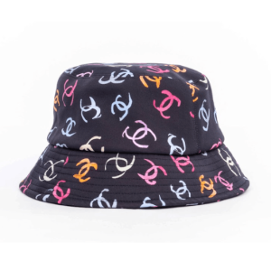 Chanel Bucket Hat Black Colorful