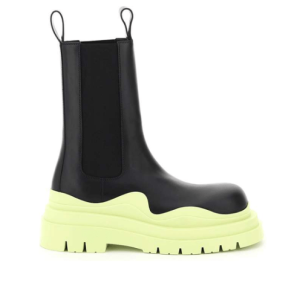 Bottega Veneta Tire Chelsea Boot Black