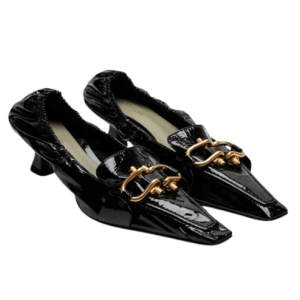 (W) Bottega Veneta Madame Pump Black