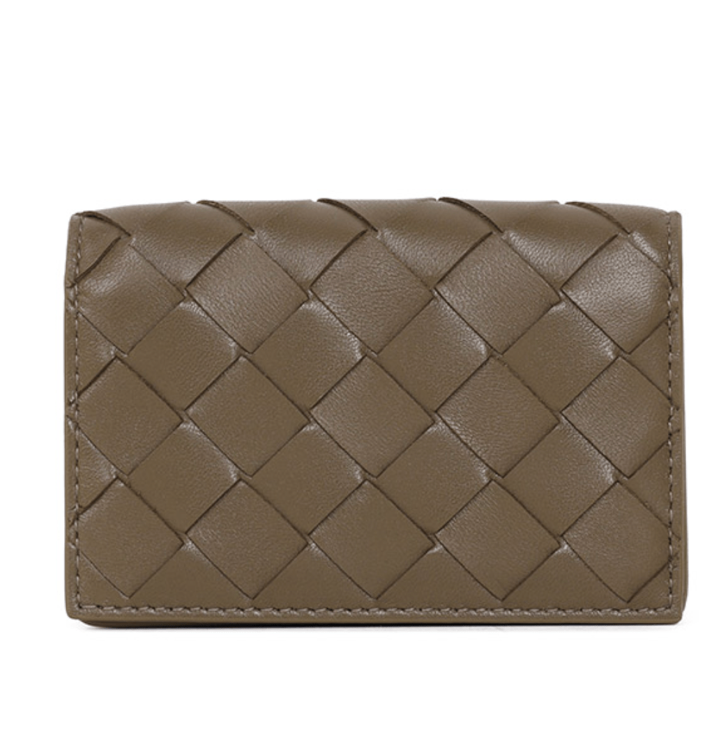 Bottega Veneta Intrecciato Business Card Case Pinecone