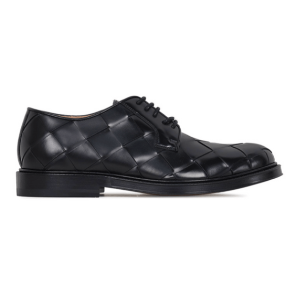 Bottega Veneta Tie Lace-Up Shoes Black