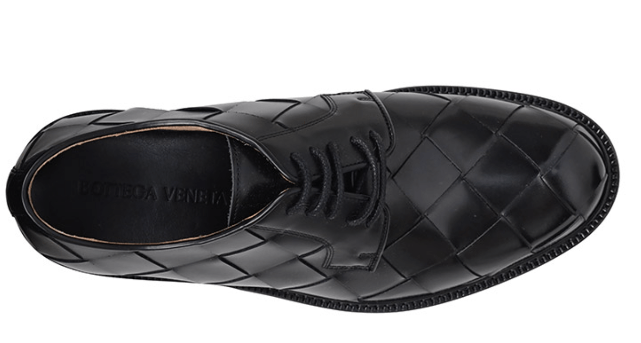 Bottega Veneta Tie Lace-Up Shoes Black