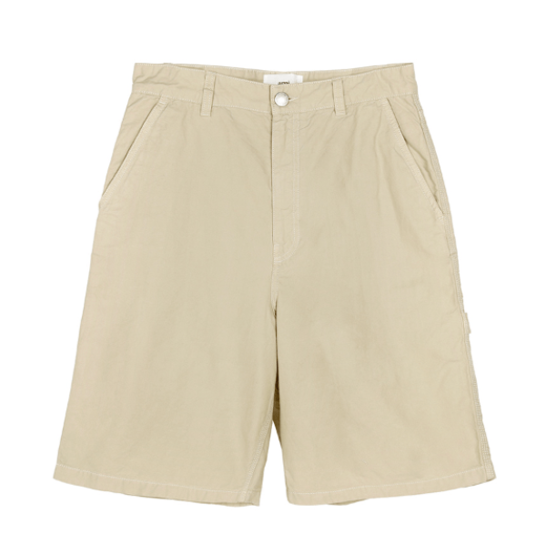 AMI Worker Fit Short Pants Beige