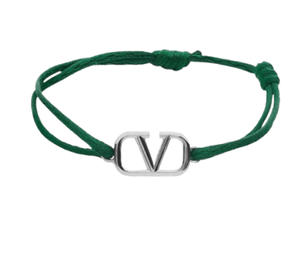 Valentino Vlogo Signature Cotton Bracelet Mountain View