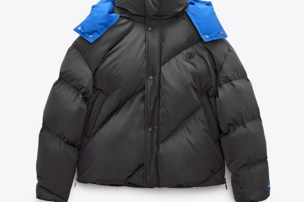 Ader Error x Zara Oversize Puffer Jacket Black