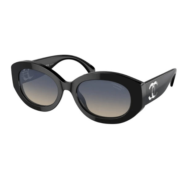 CHANEL BLACK GREY BROWN