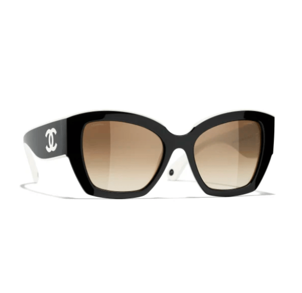 CHANEL  BLACK WHITE BEIGE