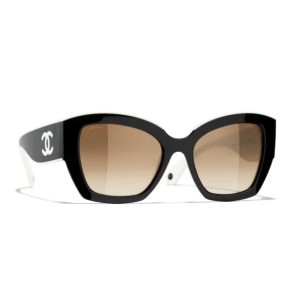 CHANEL  BLACK WHITE BEIGE