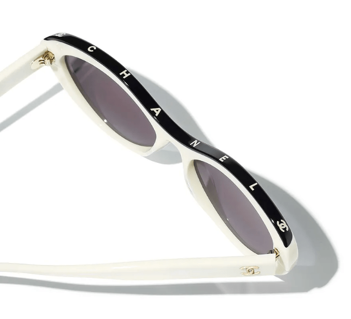 CHANEL WHITE GREY