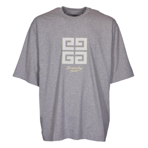 GIVENCHY 4G Logo Embroidered Cotton Short-Sleeve T-Shirt