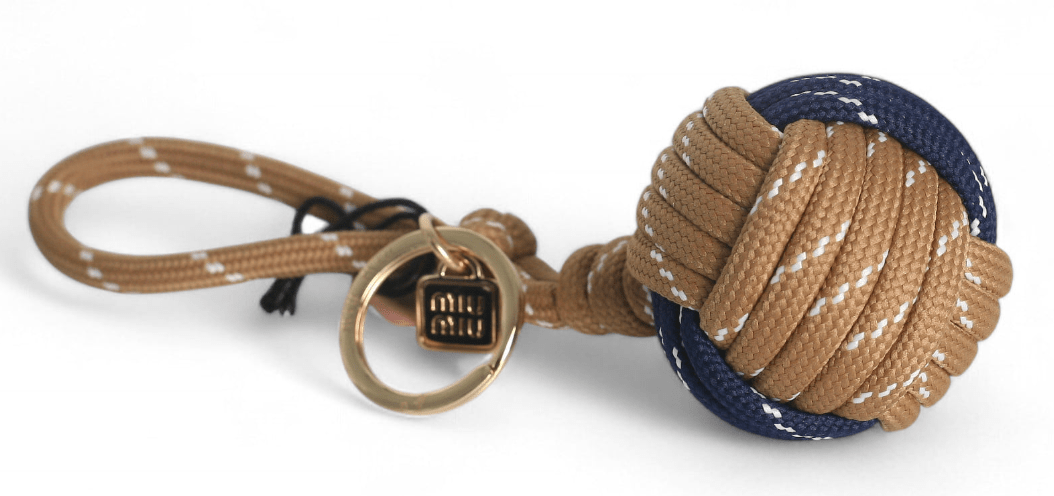 MIU MIU CORD TRICK BEIGE/BALTIC BLUE