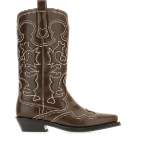 GANNI Grey Mid Boots