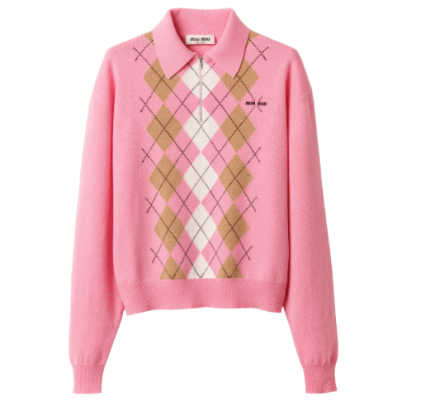 MIU MIU Pink Polo Shirt