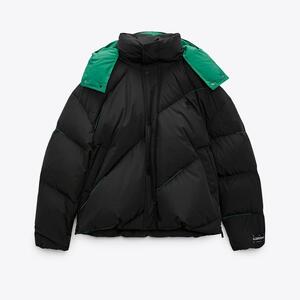 Ader Error x Zara Oversize Puffer Jacket Black