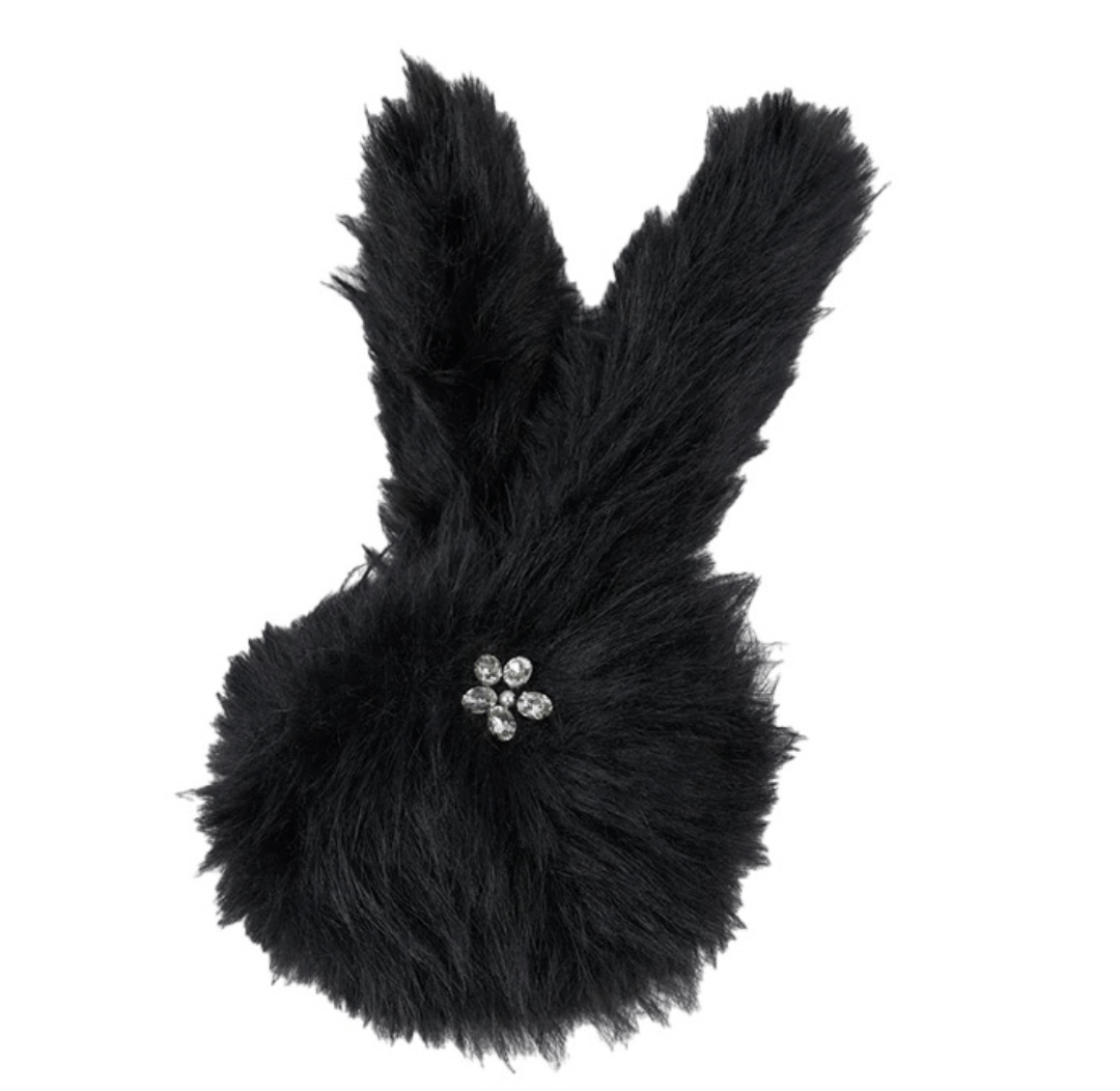 Faux Fur Hare Coin Purse Bag Charm