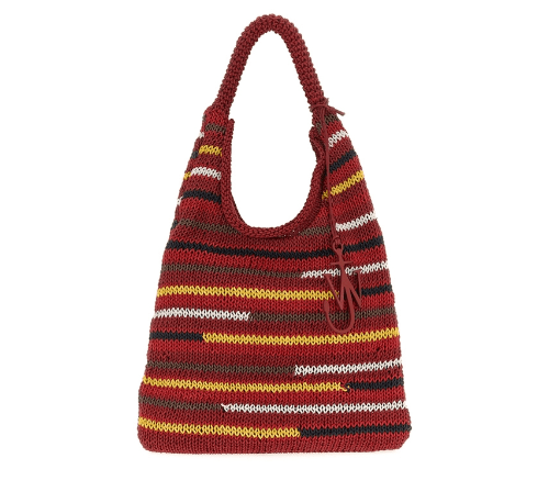JW ANDERSON Red Knit Tote Bag