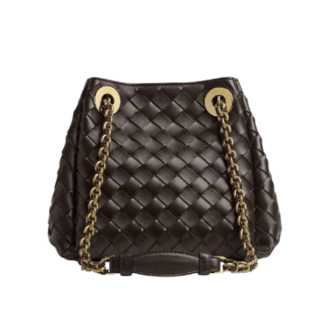 Bottega Veneta Parachute Small Brown Shoulder Bag