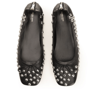 Golden Goose Black Flat Shoes