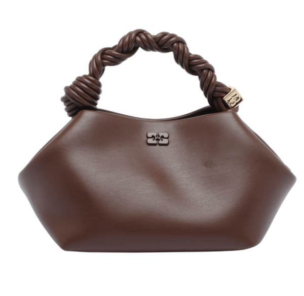 GANNI Brown Tote Bag