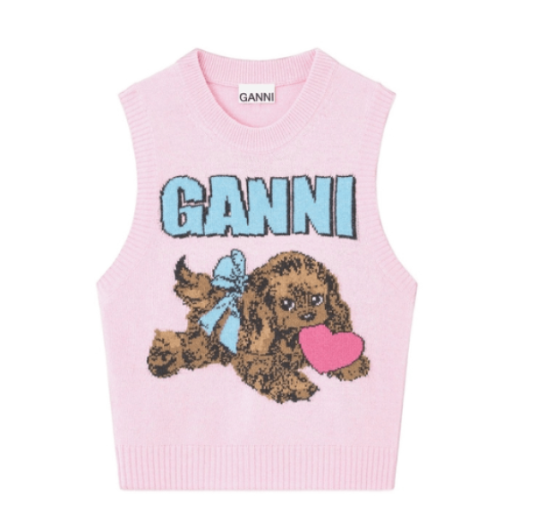 GANNI Pink Knit