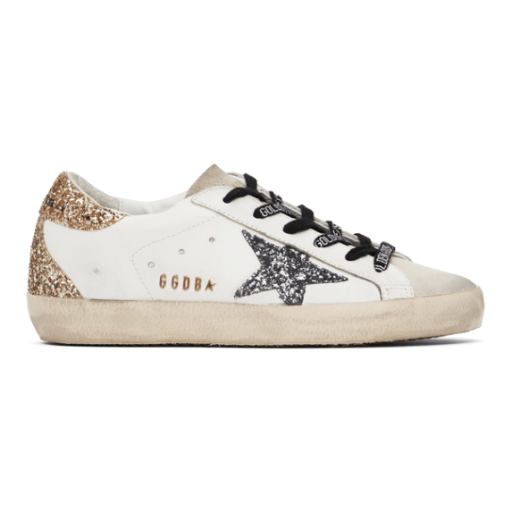 GOLDEN GOOSE Optic White Leather Sneakers