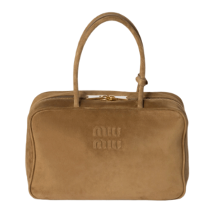 Miu Miu Suede Beau Bag Olive Green