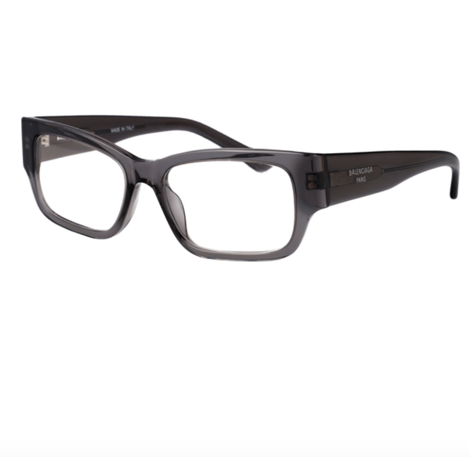 BALENCIAGA Logo-Temple Square Frame Glasses
