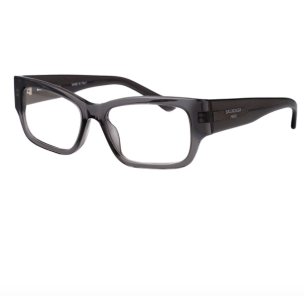 BALENCIAGA Logo-Temple Square Frame Glasses