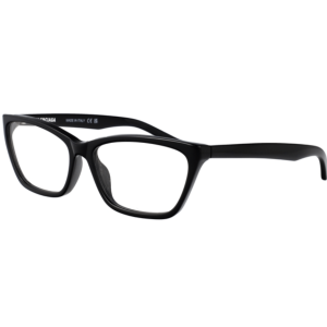 BALENCIAGA BB0406O 001 Logo-Temple Square Glasses