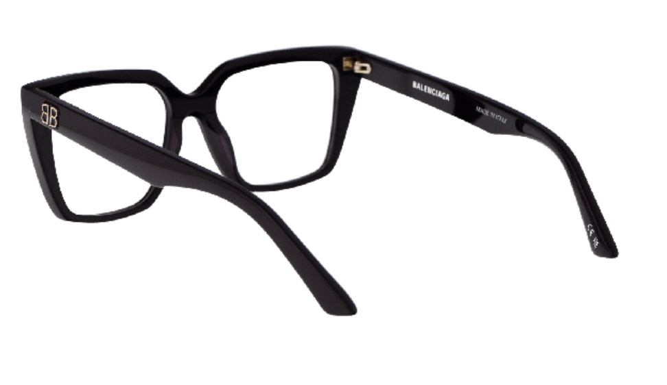 BALENCIAGA BB0130O Temple Logo Glasses