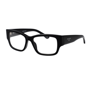 BALENCIAGA Logo Temple Square Frame Glasses