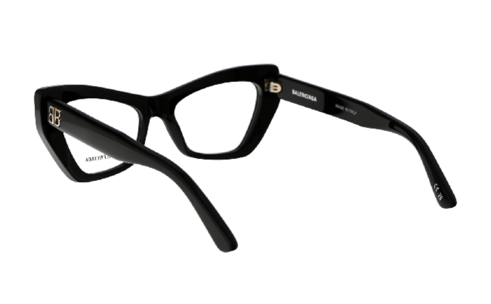 BALENCIAGA BB0296O BB Logo-Temple Glasses