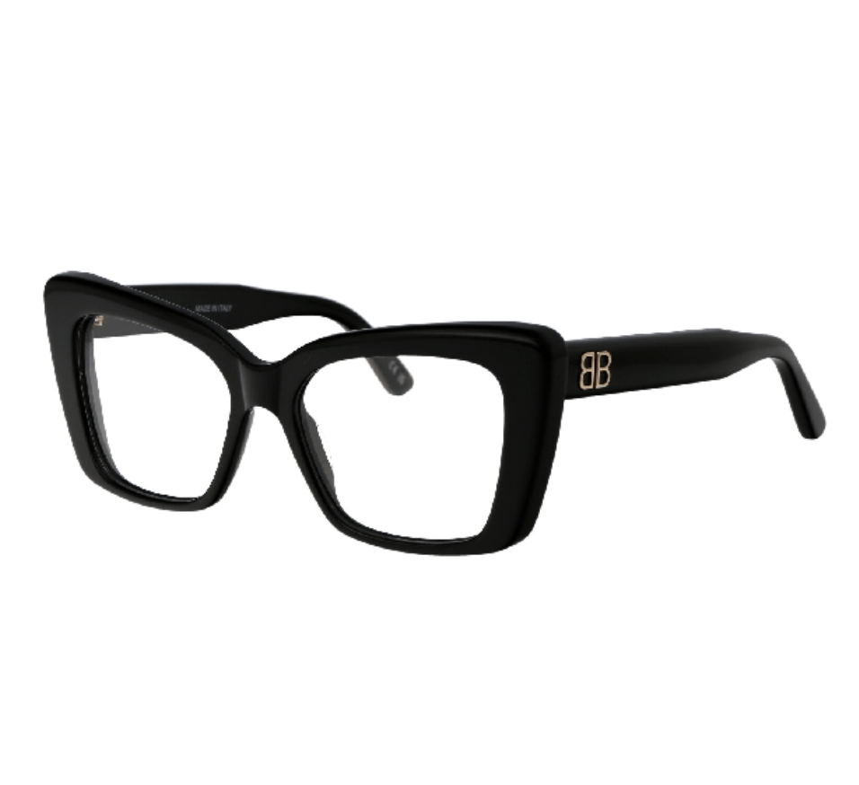 BALENCIAGA BB0297O BB Temple Logo Glasses