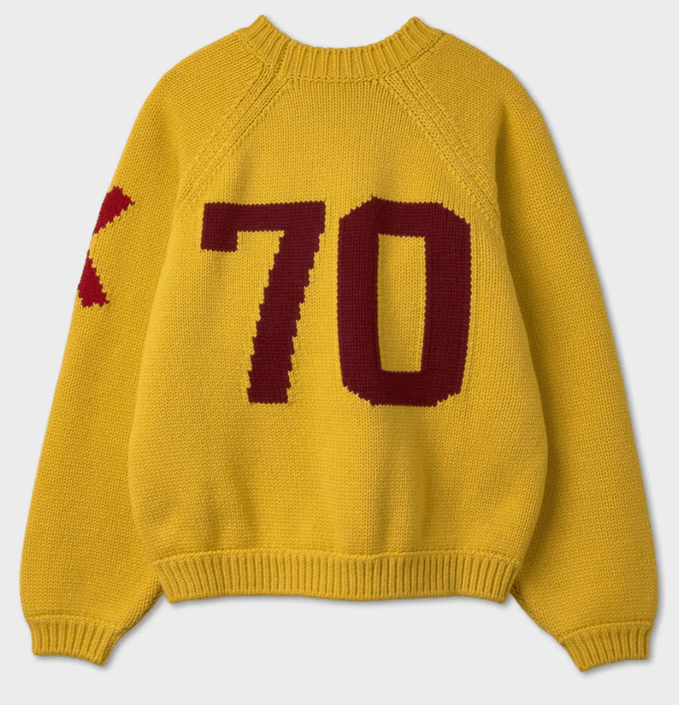 Bokeh Flower Knit - Yellow