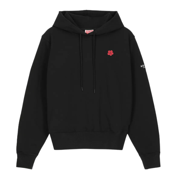 Bokeh Crest Hoodie - Black