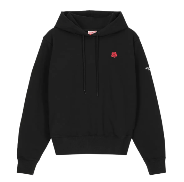 Bokeh Crest Hoodie - Black