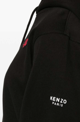Bokeh Crest Hoodie - Black