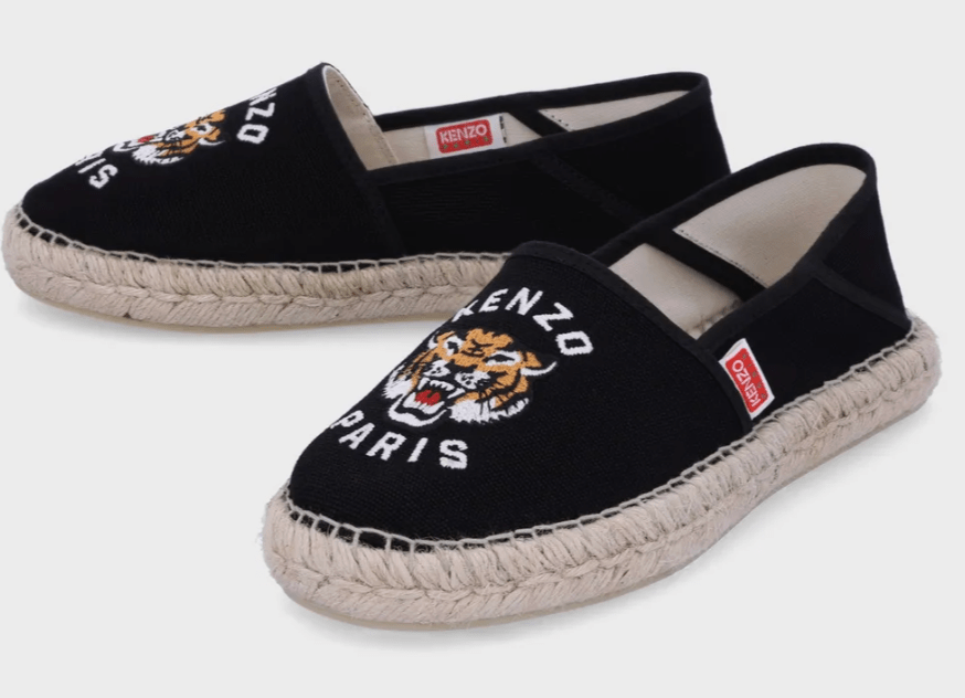 KENZO Tiger Espadrilles - Black 