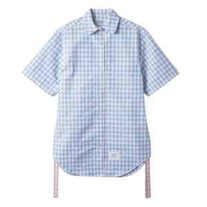 RWB Check Shirt Dress - Blue